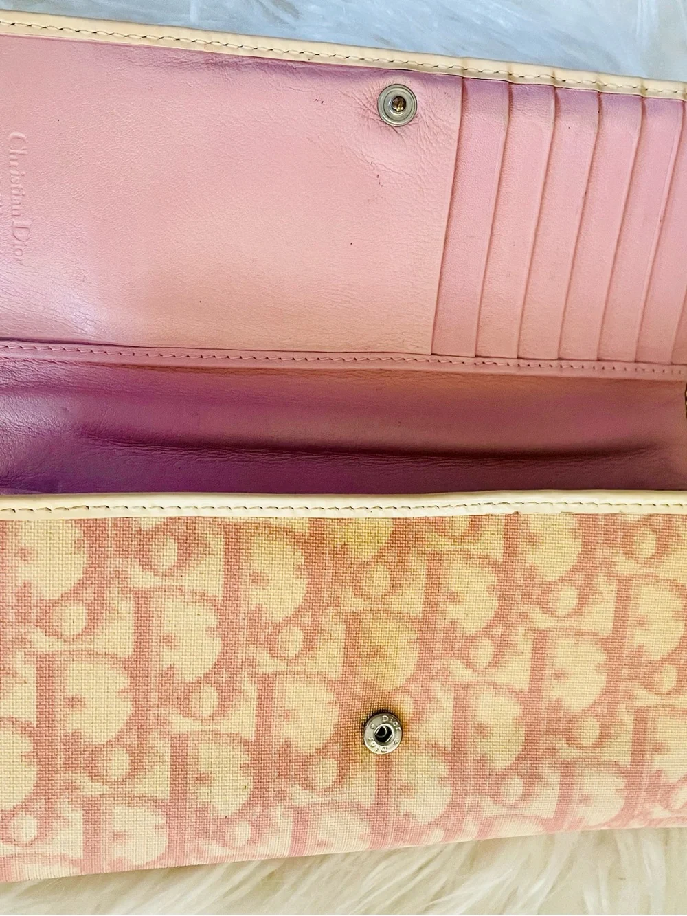 Dior Monogram Canvas Wallet